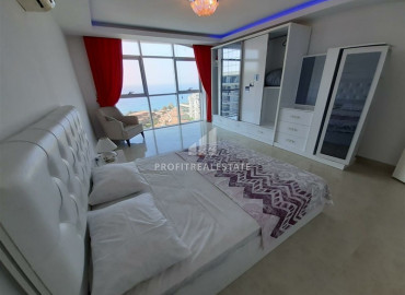 Большой меблированный дуплекс с одной спальней с видом на море в премиум комплексе Каргыджака ID-6621 фото-4