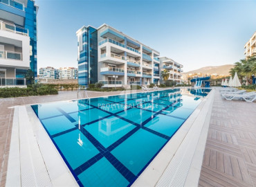 Cozy fully equipped duplex 3 + 1 in an elite residence 300m from the sea in the Kestel area ID-6630 фото-20