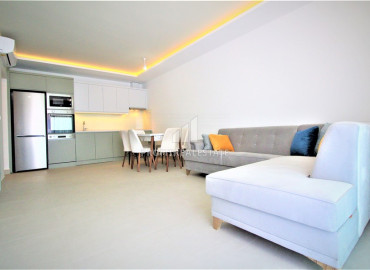 Новая укомплектованная квартира с одной спальней в элитном комплексе на берегу моря в районе Кестель ID-6649 фото-5