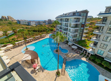 Furnished one bedroom apartment in a premium residence 600m from the sea in Kestel area ID-6653 фото-14