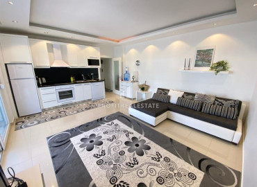 Cozy apartment 1 + 1, 80m², ready to move in 150m from the sea in Oba ID-6654 фото-2}}