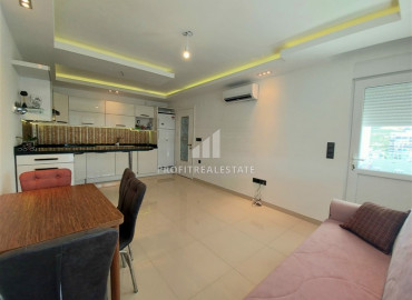 Укомплектованная видовая квартира 1+1 в элитной резиденции в 300м от моря в районе Махмутлар ID-6681 фото-4