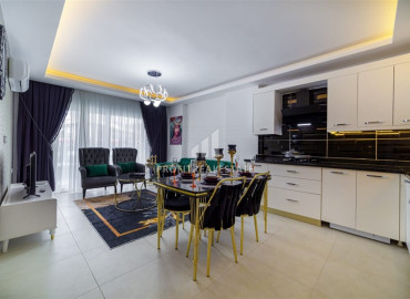 One-bedroom apartment with an elegant interior, 450 meters from the sea, Kargicak, Alanya, 65 m2 ID-6718 фото-1