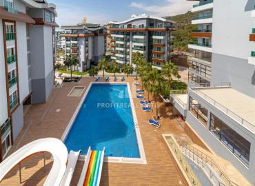 One-bedroom apartment with an elegant interior, 450 meters from the sea, Kargicak, Alanya, 65 m2 ID-6718 фото-7