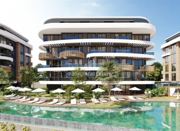 Новый проект: квартиры в комплексе класса люкс, в 400м от моря в районе Алании - Кестель ID-6757 фото-2