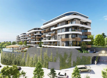 Новый проект: квартиры в комплексе класса люкс, в 400м от моря в районе Алании - Кестель ID-6757 фото-3