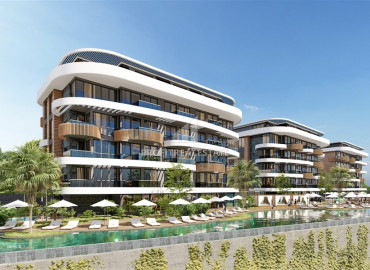Новый проект: квартиры в комплексе класса люкс, в 400м от моря в районе Алании - Кестель ID-6757 фото-9