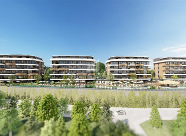 Новый проект: квартиры в комплексе класса люкс, в 400м от моря в районе Алании - Кестель ID-6757 фото-10