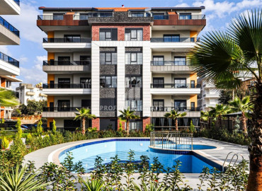 Elegant two bedroom apartment, ready to move in, in a new residential residence in Oba, Alanya, 100 m2 ID-6768 фото-1