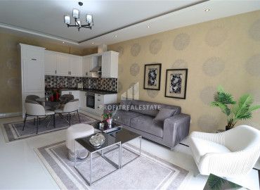 Elegant two bedroom apartment, ready to move in, in a new residential residence in Oba, Alanya, 100 m2 ID-6768 фото-3