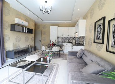 Elegant two bedroom apartment, ready to move in, in a new residential residence in Oba, Alanya, 100 m2 ID-6768 фото-4
