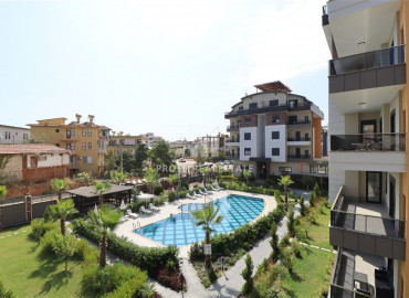 Elegant two bedroom apartment, ready to move in, in a new residential residence in Oba, Alanya, 100 m2 ID-6768 фото-14