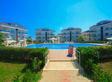 Меблированная двухкомнатная квартира в комплексе с бассейном в 500м от пляжа Инжекум в Авсалларе ID-6778 фото-15