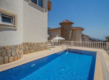 Cozy two-storey villa, with a pool and panoramic views, Alanya, center, 160 m2 ID-6781 фото-14