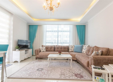 Large furnished 1 + 1 apartment in a residence with wide facilities in Mahmutlar ID-6825 фото-3