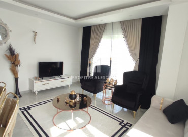 Elegant one-bedroom apartment, ready to move in, 200 meters from the sea, Kestel, Alanya, 55 m2 ID-6857 фото-2