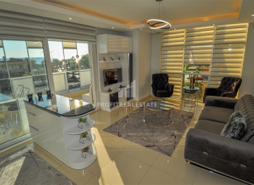 Stylish two-bedroom apartment, 100 meters from the sea, Kestel, Alanya, 110 m2 ID-6862 фото-1