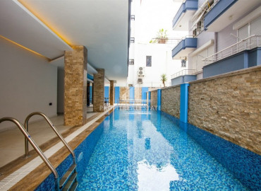 Alanya center: furnished 1 + 1 apartment in a residence with original facilities, 150m from Keykubat beach ID-6881 фото-12