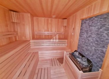 Новая меблированная двухуровневая квартира с двумя спальнями в комплексе с бассейном в Махмутларе ID-6889 фото-16