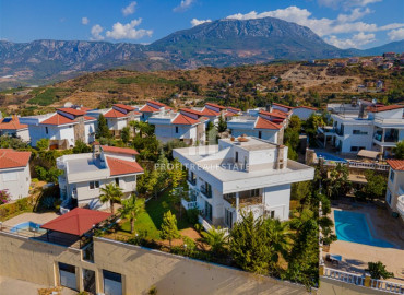Large two-storey villa with a fireplace and magnificent panoramic views, Kargicak, Alanya, 200 m2 ID-6900 фото-3