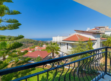 Large two-storey villa with a fireplace and magnificent panoramic views, Kargicak, Alanya, 200 m2 ID-6900 фото-25