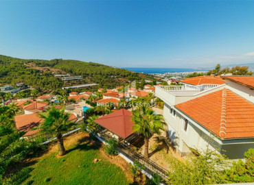 Large two-storey villa with a fireplace and magnificent panoramic views, Kargicak, Alanya, 200 m2 ID-6900 фото-26