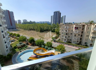 Furnished one bedroom apartment in a residence with a swimming pool 250m from the sea in Mersin - Teje ID-6941 фото-1