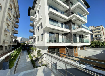 Двухкомнатная квартира в новой резиденции в 100м от моря в районе Алании - Кестель ID-6952 фото-2