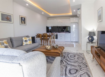 Spacious one bedroom apartment, with elegant furniture, in a residential residence with facilities, Mahmutlar, Alanya, 70 m2 ID-6959 фото-4