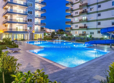 Spacious one bedroom apartment, with elegant furniture, in a residential residence with facilities, Mahmutlar, Alanya, 70 m2 ID-6959 фото-16