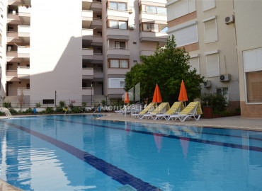Three bedroom duplex, equipped with furniture, on the first line, Mahmutlar, Alanya, 120 m2 ID-6972 фото-1