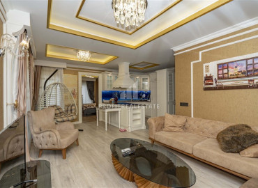 Luxurious one-bedroom apartment in an elite residence with hotel facilities, just 50 meters from the sea, Alanya, center ID-6974 фото-3