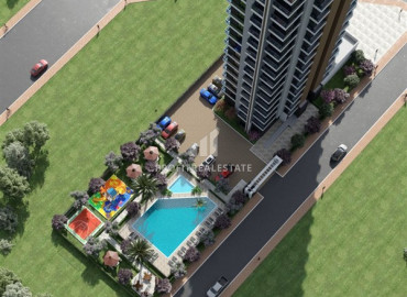 Large one bedroom apartment in a newly built residence in Mezitli, Mersin ID-6984 фото-8