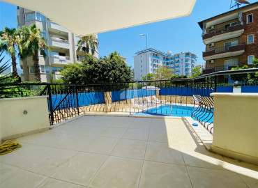 Центр Алании: меблированная квартира 2+1 в комплексе с бассейном в 300м от пляжа Кейкубат ID-6988 фото-9