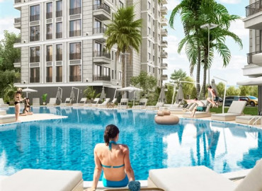 New investment project of a residence with rich facilities in the center of Alanya near Cleopatra beach ID-7009 фото-12