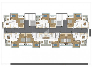 Инвестиционное предложение от строительной компании: трехкомнатные квартиры в районе Соли, Мерсин ID-6439 фото-12