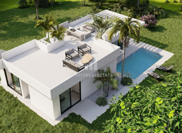 Private elegant 3 + 1 villa with facilities under construction in Esentepe, North Cyprus ID-7036 фото-10