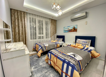 Меблированная трехкомнатная квартира на центральной улице Махмутлара в 450м от моря ID-7068 фото-11