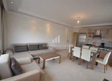 Furnished two bedroom apartment 600m from the sea in Alanya Oba ID-7084 фото-1