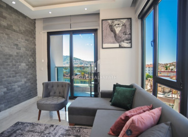 Меблированная квартира 1+1 с видом на горы в новом доме в 550м от пляжа Кейкубат ID-7086 фото-5