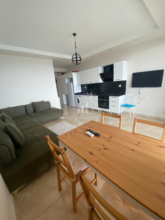 New one-bedroom apartment on a high floor, overlooking the sea in Çeşmeli, Mersin ID-7114 фото-2