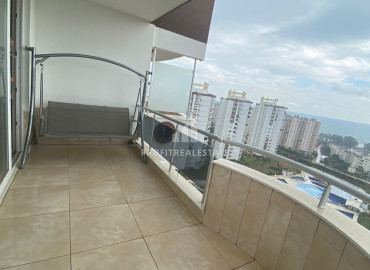 New one-bedroom apartment on a high floor, overlooking the sea in Çeşmeli, Mersin ID-7114 фото-12}}