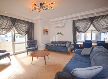 Меблированная трехкомнатная квартира в комплексе с бассейном в Махмутларе, в 350 м от Средиземного моря ID-7125 фото-5