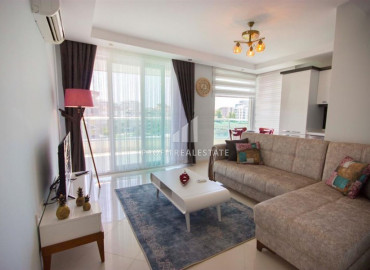 Apartment 1 + 1 with furniture and household appliances 250 meters from the sea in the Oba area ID-7135 фото-1