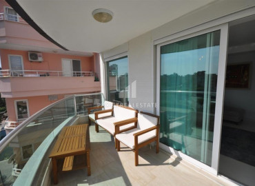 Apartment 1 + 1 with furniture and household appliances 250 meters from the sea in the Oba area ID-7135 фото-13