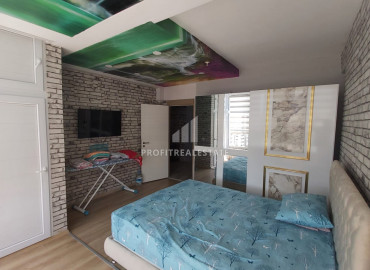 Просторная квартира с двумя спальнями с дизайнерским интерьером, в 100м от моря в районе Мерсина - Тедже ID-7137 фото-18