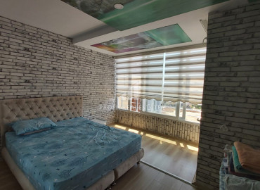 Просторная квартира с двумя спальнями с дизайнерским интерьером, в 100м от моря в районе Мерсина - Тедже ID-7137 фото-19