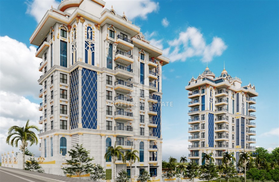 Стартовые цены: новый инвестиционный проект элитной резиденции в Махмутларе, 800м от моря ID-7167 фото-1