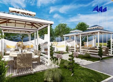 Стартовые цены: новый инвестиционный проект элитной резиденции в Махмутларе, 800м от моря ID-7167 фото-17