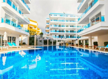 One-bedroom apartment, in fine finish, in a residential residence with rich facilities, Avsallar, Alanya, 50 m2 ID-7175 фото-1